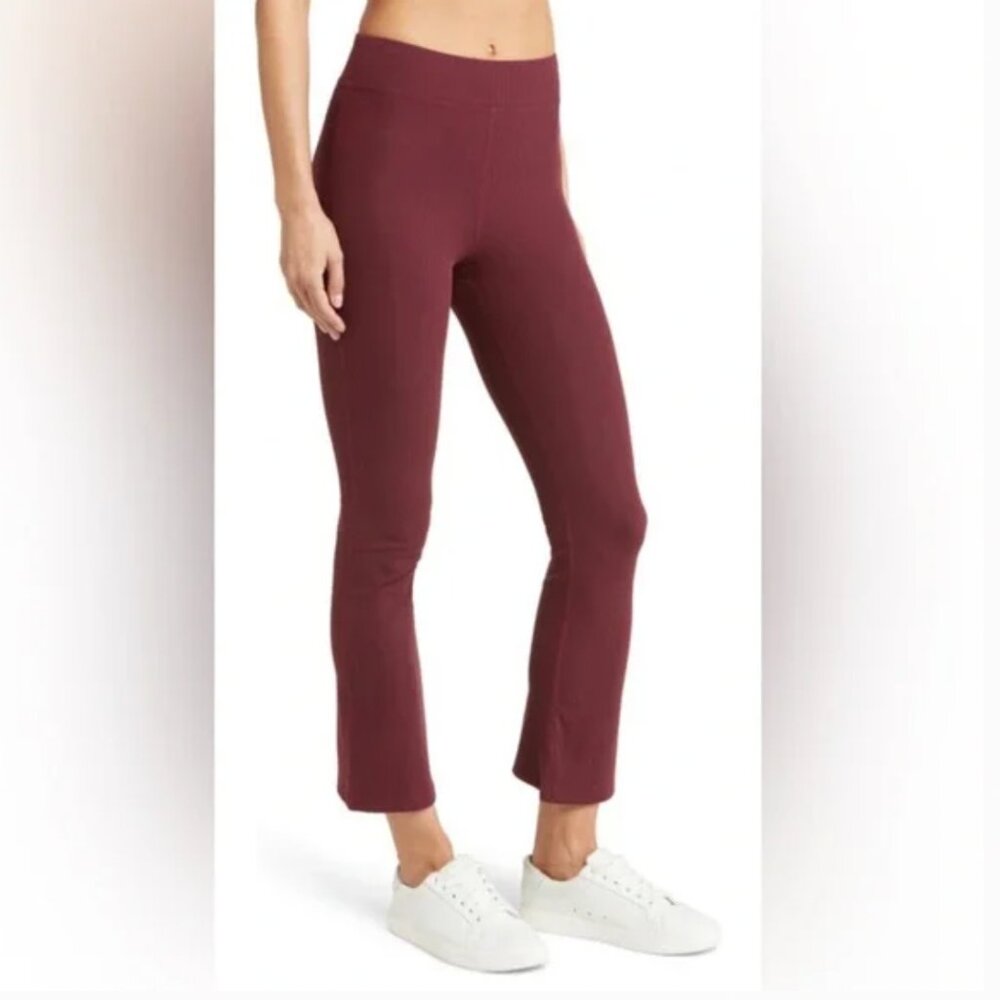 Outdoor Voices SuperForm Rib Flare Pant Shiraz XL - Lettuce Edge